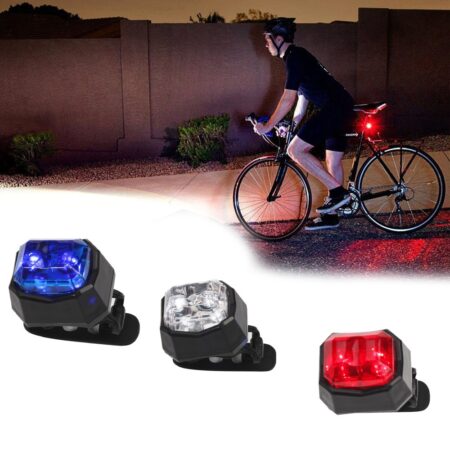 * Fietsen Fiets Licht 2 Led Terug Achterlichten Licht Lamp Veiligheid Knipperend Rode Lantaarn Voor Een Fiets accessoires