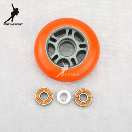 ! PU Skates Wiel, Skate board Slalom Remmen Rolschaatsen Schoenen Wiel Set, 72 76 80mm 85A Chirstmas