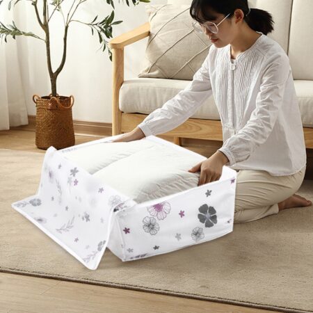 Новый Год Opvouwbare Opbergtas Kleding Deken Quilt Closet Trui Organizer Box Zakjes Ademend Closet Organizer