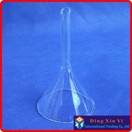 (4 Stuks/partij) 40 Mm Trechter, Laboratorium Glas Driehoek Trechter, Diameter Van 40 Mm