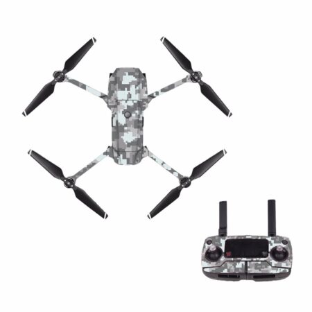 [M0040] Mozaïek Voor Dji Mavic Pro Decal Skin Sticker Drone Body + Afstandsbediening + 3 Batterij Bescherming film Cover