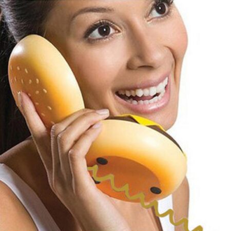 [Temil] Duurzaam CB2 Novetly Juno Hamburger Cheeseburger Burger Vaste Telefoon Novelty Echt Telefoon brood model telefoon Leuke