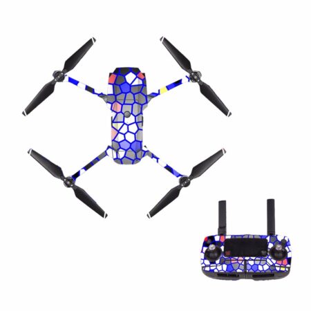[M0035] Cool Voor Dji Mavic Pro Decal Skin Sticker Drone Body + Afstandsbediening + 3 Batterij Bescherming film Cover