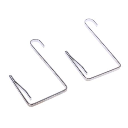 . 2Pcs Kanteldeur Haak Roestvrijstalen Keuken Kast Kleerhanger Organizer Houder