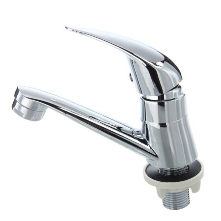 -Bad 1/2 Bsp Draad Mannelijke Chrome Mengkraan Voor Wastafel