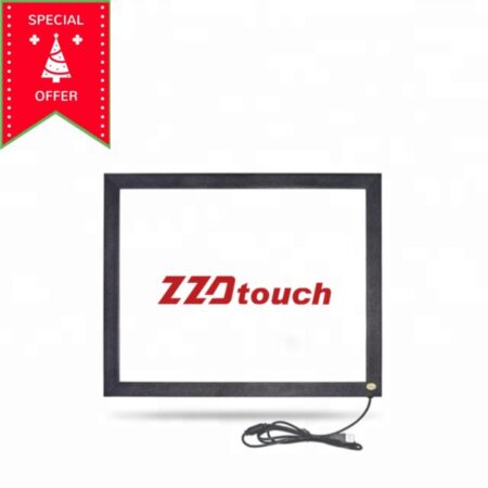 Zzdtouch 15.6 inch infrarood touch frame met 2 punten multi touchscreen overlay voor monitor en pc