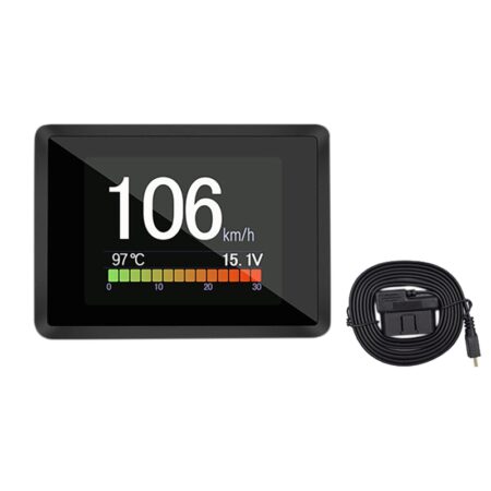 Auto boordcomputer met digitale trip display en brandstofverbruik meter voor A203 OBD2