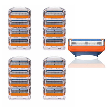 vervangende scheermesjes compatible geschikt voor alle gillette fusion houders modellen 16 stuks